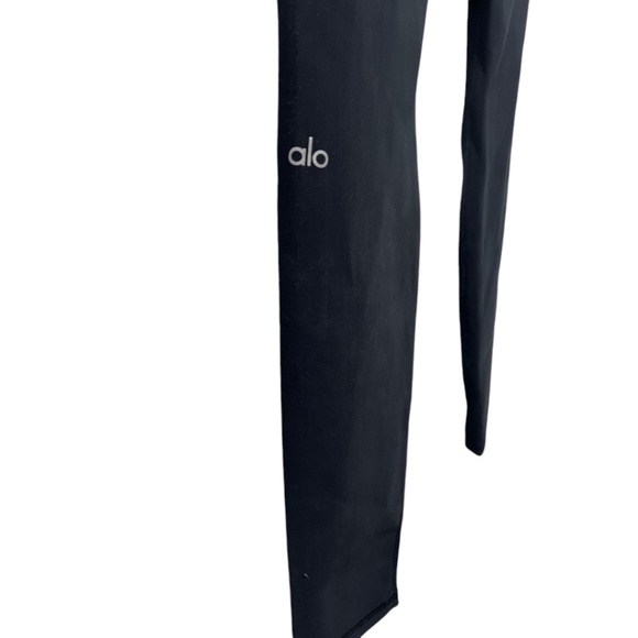 Alo High Waist Ripped‎ Warrior Legging Size M Black - Picture 6 of 6